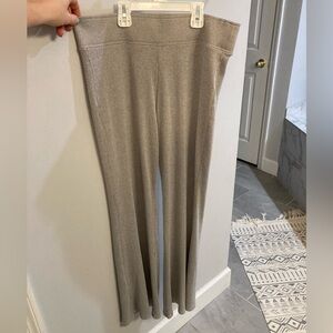 Hollister Gilly Hicks Flare Ribbed Lounge pants gray Size large